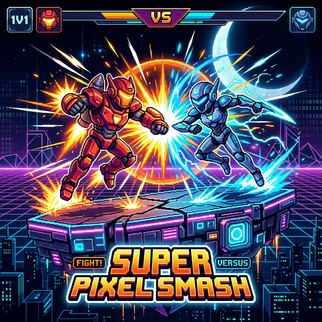Super Pixel Smash Game